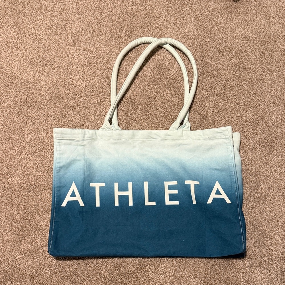 Athleta Gradient Blue Tote Bag